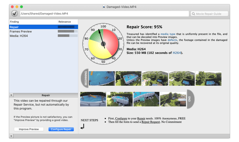 Video Repair tool Mac
