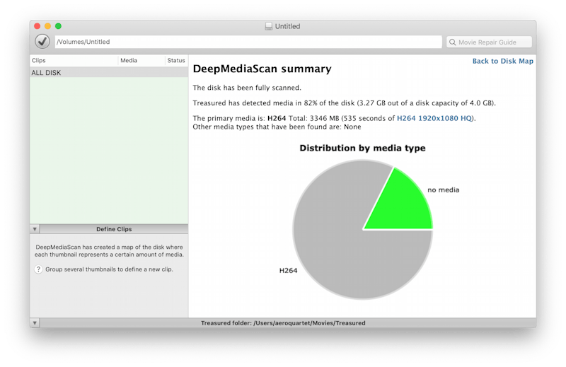 Create a card image and restore your lost files